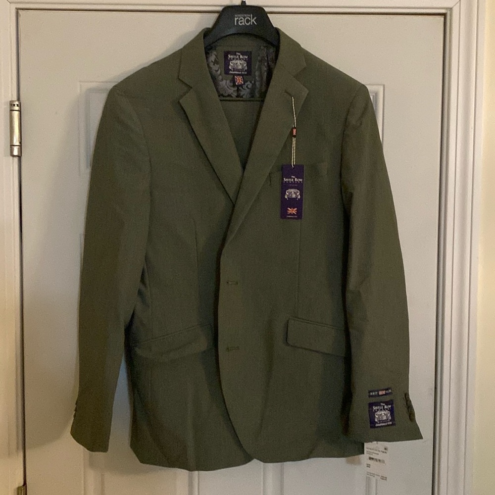 NWT The Savile Row Horton Sage Suit Men 42R